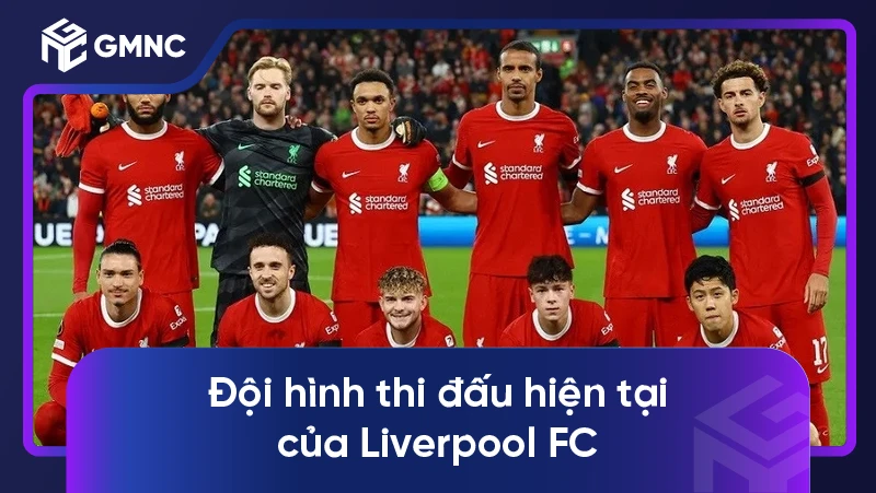 Đội hình thi đấu hiện tại của Liverpool FC