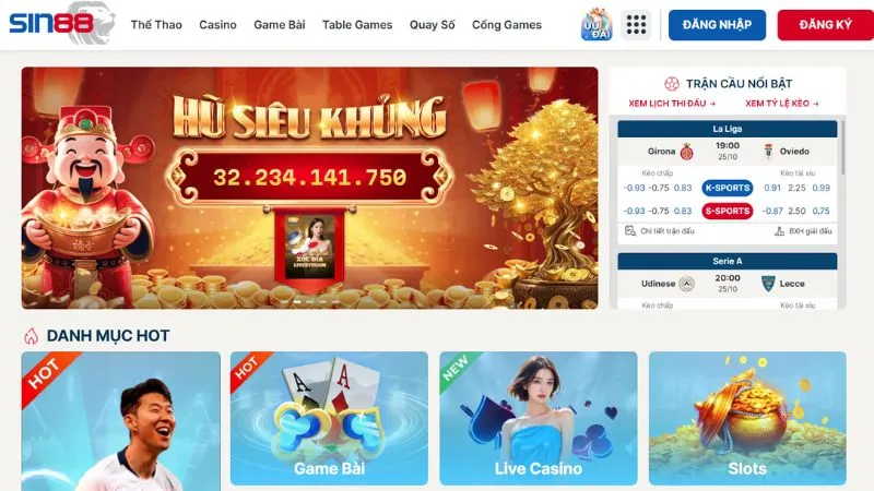 Đôi nét về nhà cái Sin88