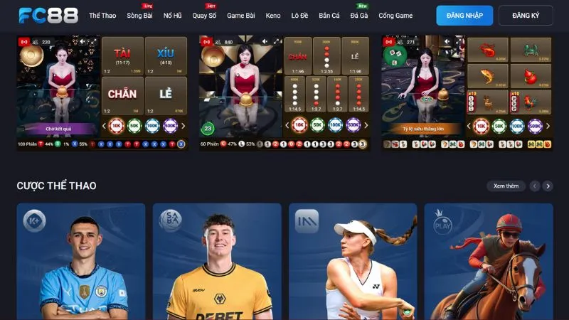 Sản phẩm cá cược nổi bật