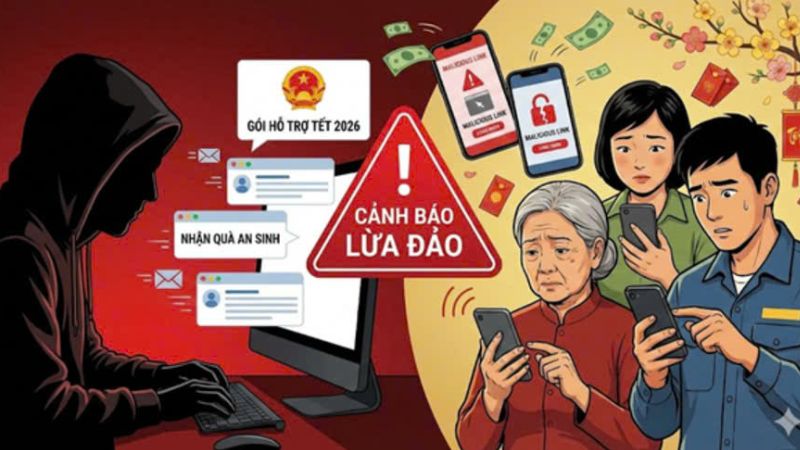 Đối tượng thường được nhóm lừa đảo “nhận quà Tết” nhắm đến
