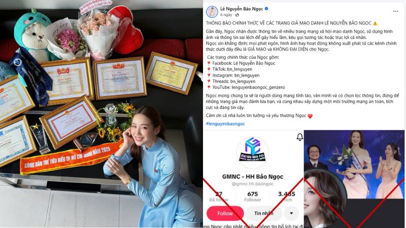 Hoa Hậu Bảo Ngọc thông qua GMNC để tự PR bản thân?