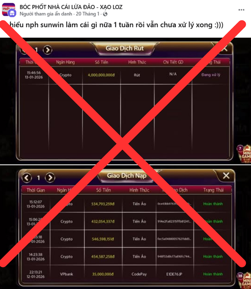 Phốt thật thì không dám công khai danh tính