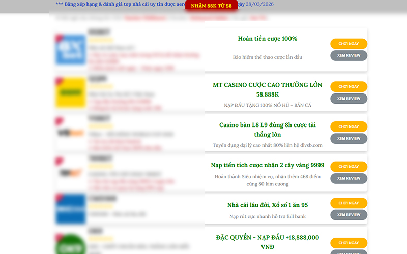 Hầu hết trang lạ mặt xếp hạng cao thường là trang nhận quảng cáo hoặc giả brand chính