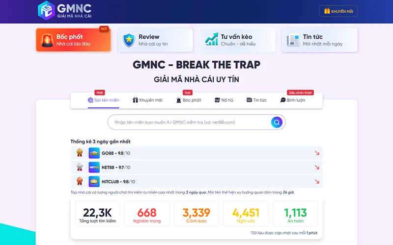 Database bốc phốt cập nhật liên tục lịch sử nạp rút mỗi phút