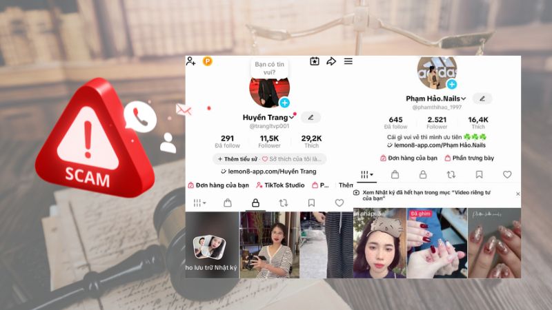 2 Hot TikToker đăng video lừa đảo