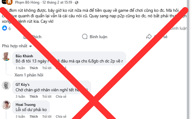 Ngay dưới bài phốt ảo là có ngay cmt kêu gọi sang trang khác