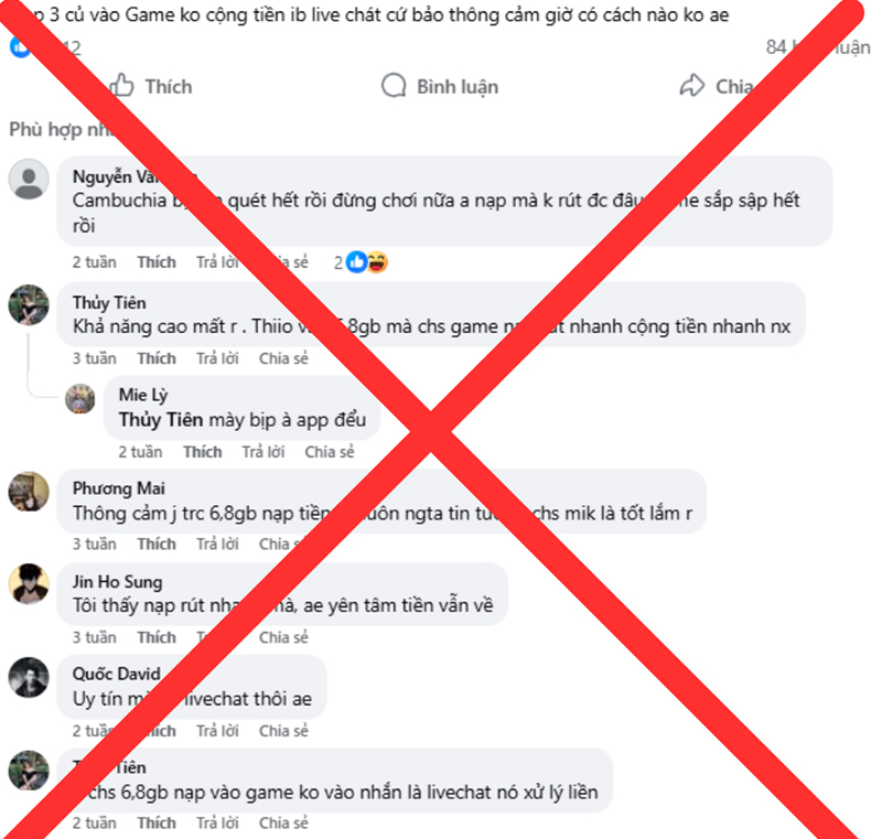 Vừa tạo phốt trang chính, vừa cmt dẫn sang trang khác