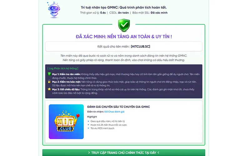 Check link chính chủ chỉ có tại GMNC, yên tâm truy cập mọi lúc