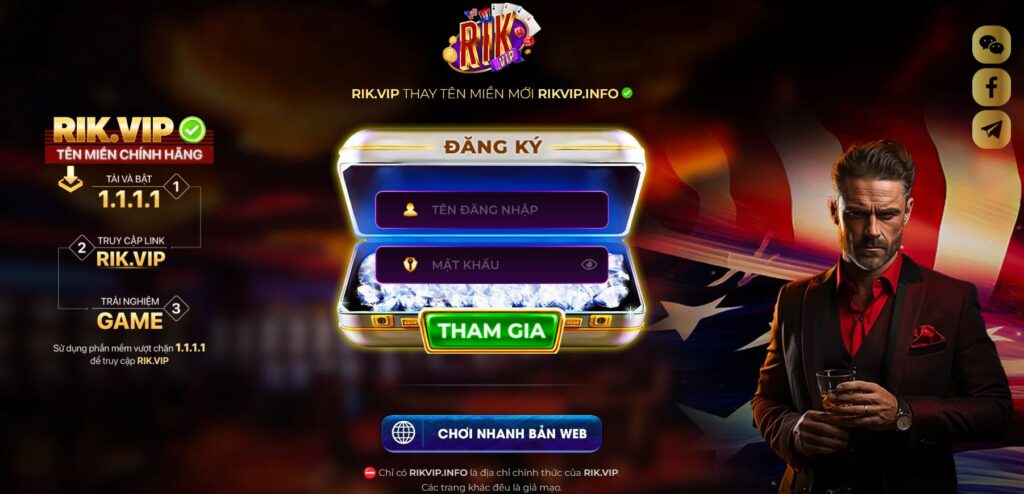 Rikvip là nền tảng uy tin