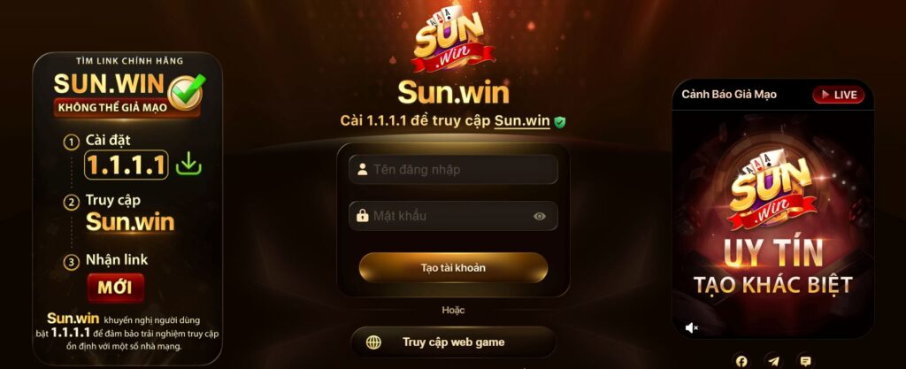 Sunwin vẫn đang hoạt động bình thường