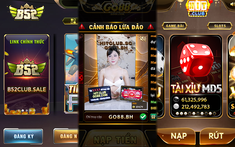 Những cổng lớn như Go88, B52 luôn minh bạch về tiền bạc