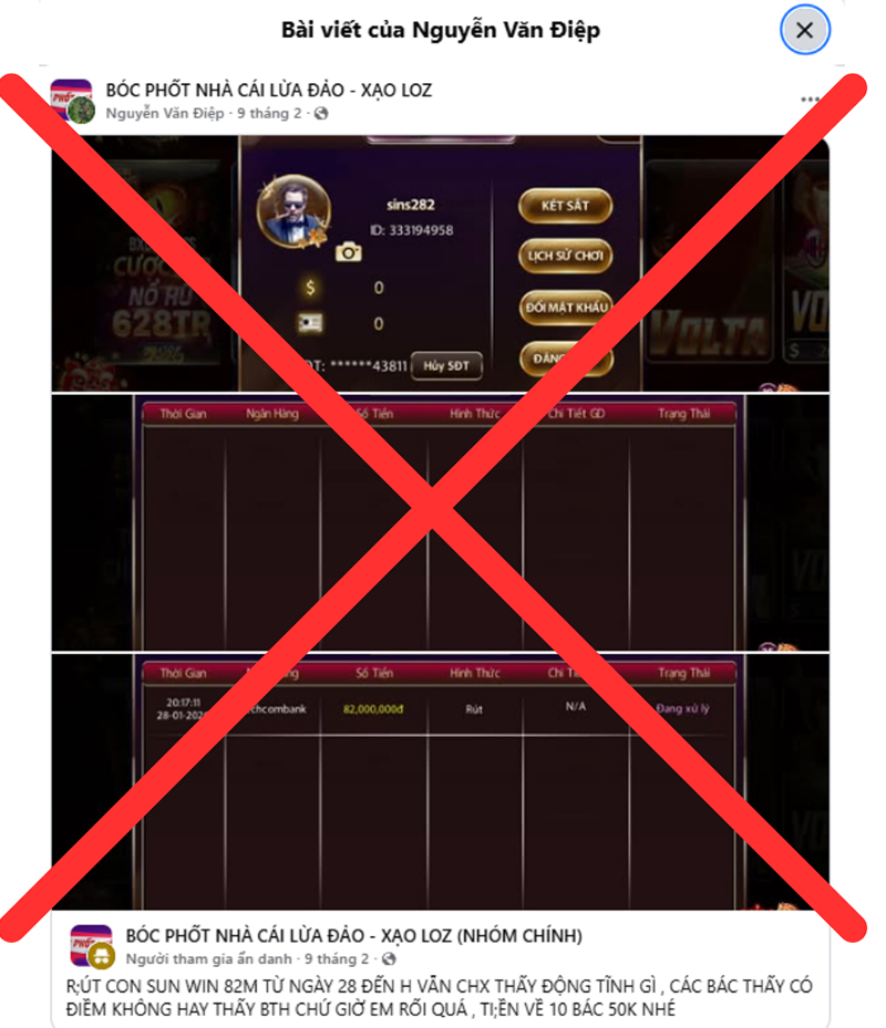 Việc có người lợi dụng thời gian xử lý tại trang chính để phốt ngược không hiếm gặp