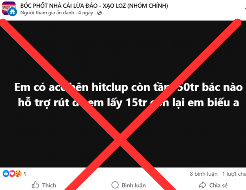 Không rõ ràng, liệu có người nghĩ bài than thở này là thật?